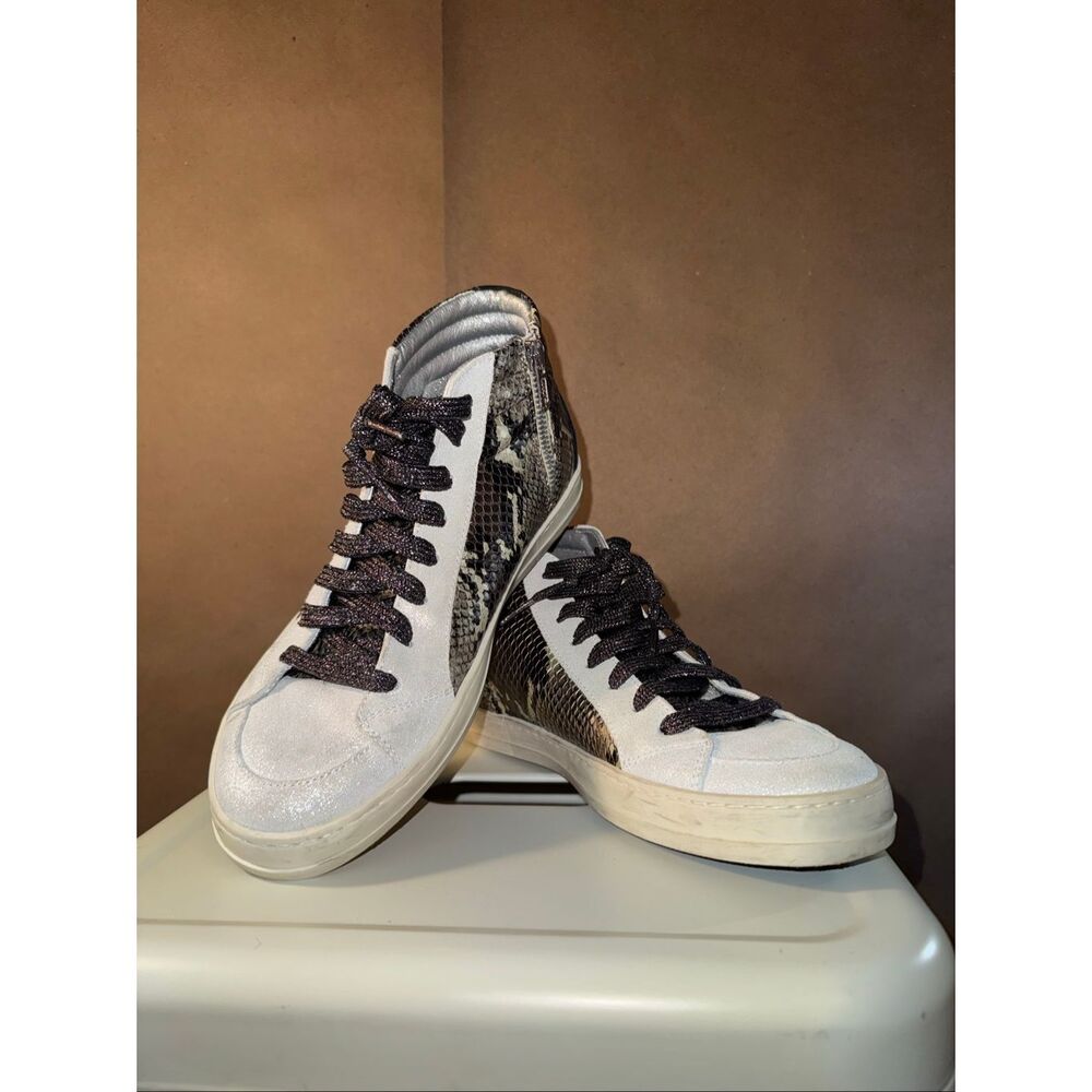 P448 Skate Hightop Sneakers in‎ Snakeskin